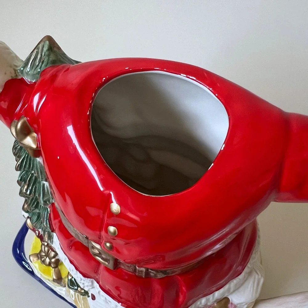Vintage 1993 Fitz & Floyd OCI North Pole Express Santa Pitcher 5802 Christmas